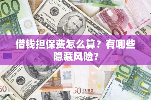 济南借钱担保费怎么算？有哪些隐藏风险？