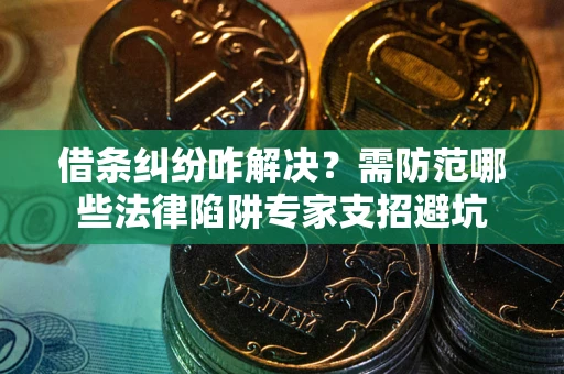 济南借条纠纷咋解决？需防范哪些法律陷阱专家支招避坑